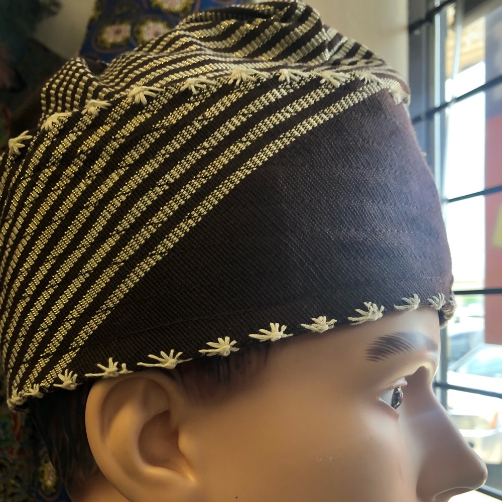 African aso Oke men traditionally cap/hat